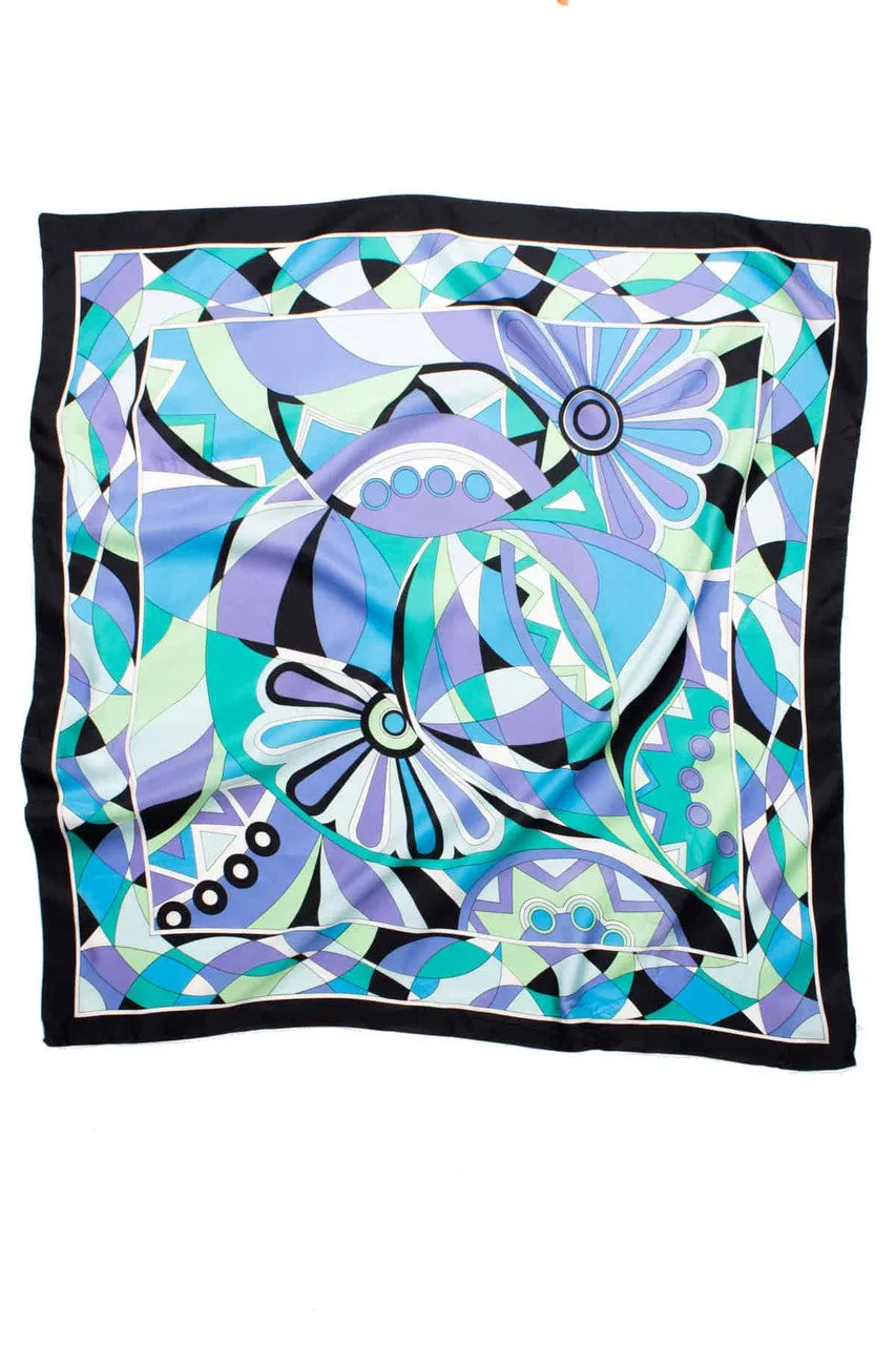 60s Pucci-Esque Psychedlic Print Scarf