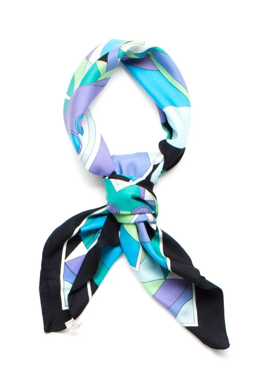 60s Pucci-Esque Psychedlic Print Scarf