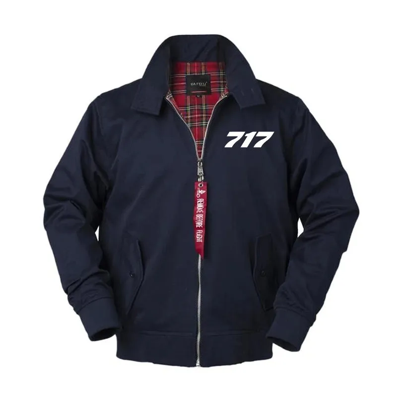 717 Flat Text Designed Vintage Style Jackets