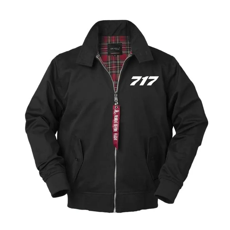 717 Flat Text Designed Vintage Style Jackets