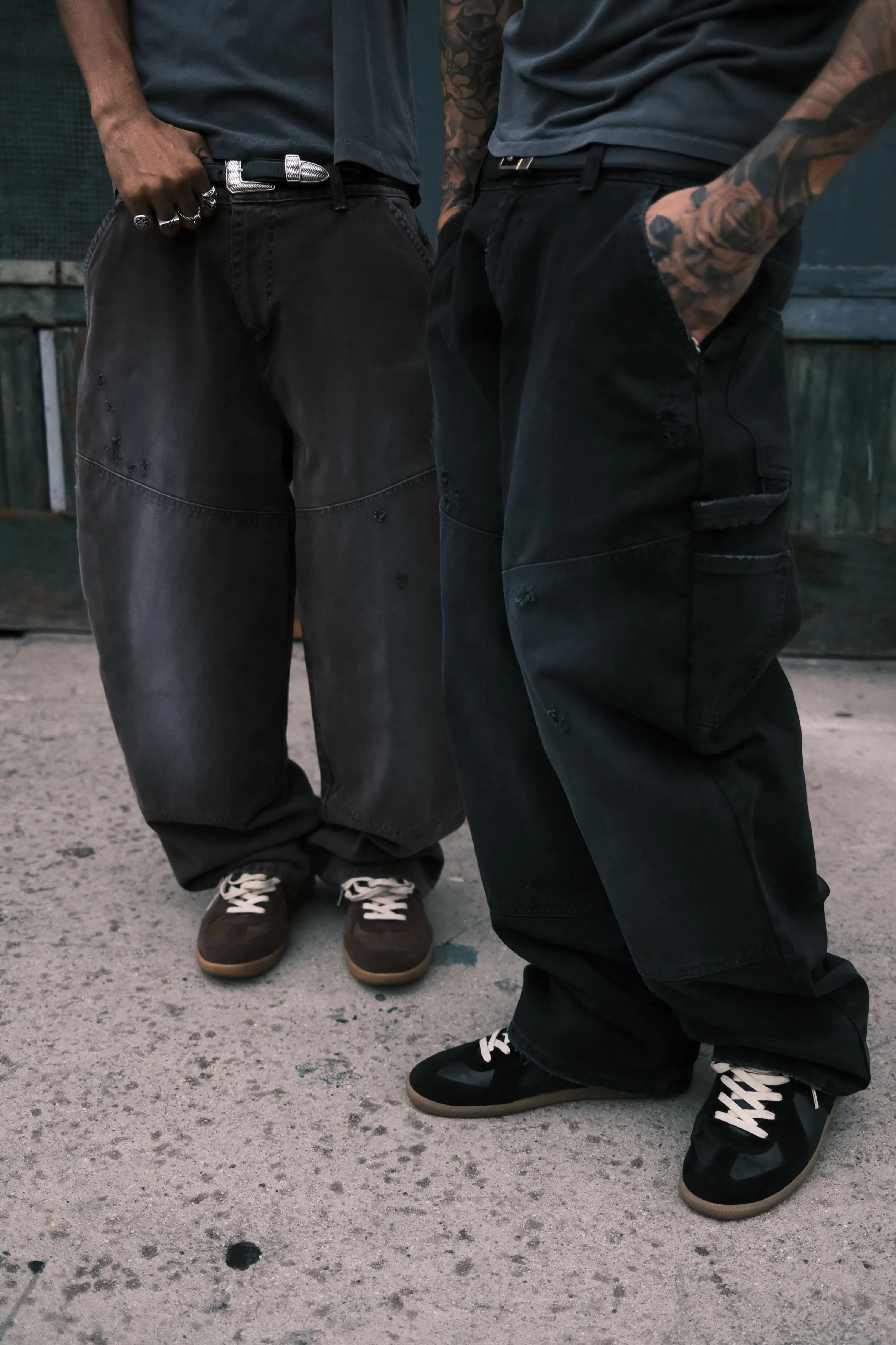 Canvas Work Pant - Faded Black