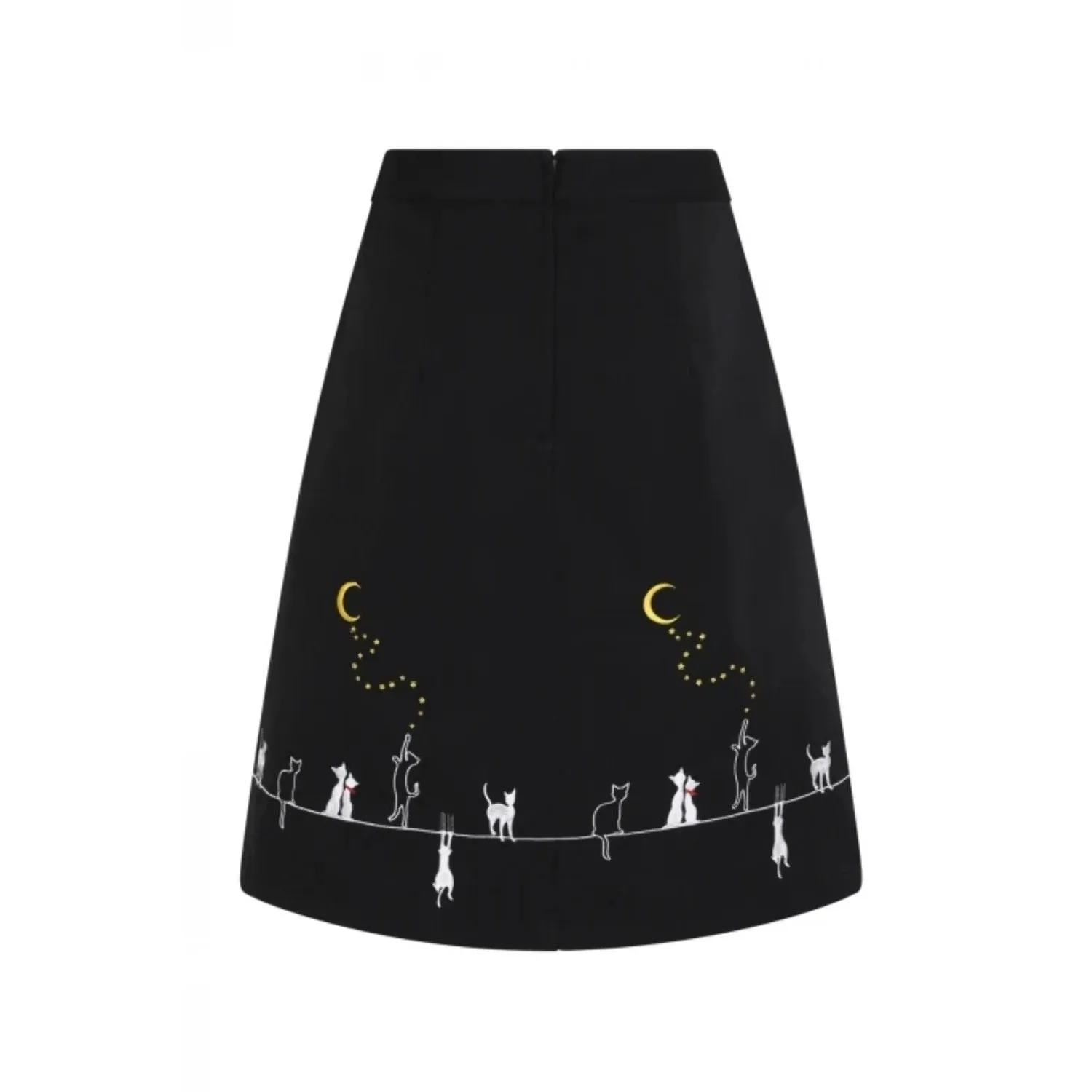 Cats On A Roof Womens Skirt
