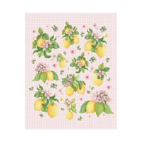 Cottagecore Lemon Vintage Aesthetic Poster Print