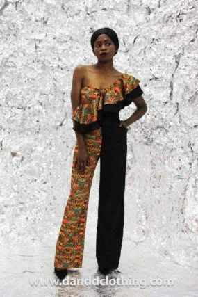 D&D Vintage Print Jumpsuit