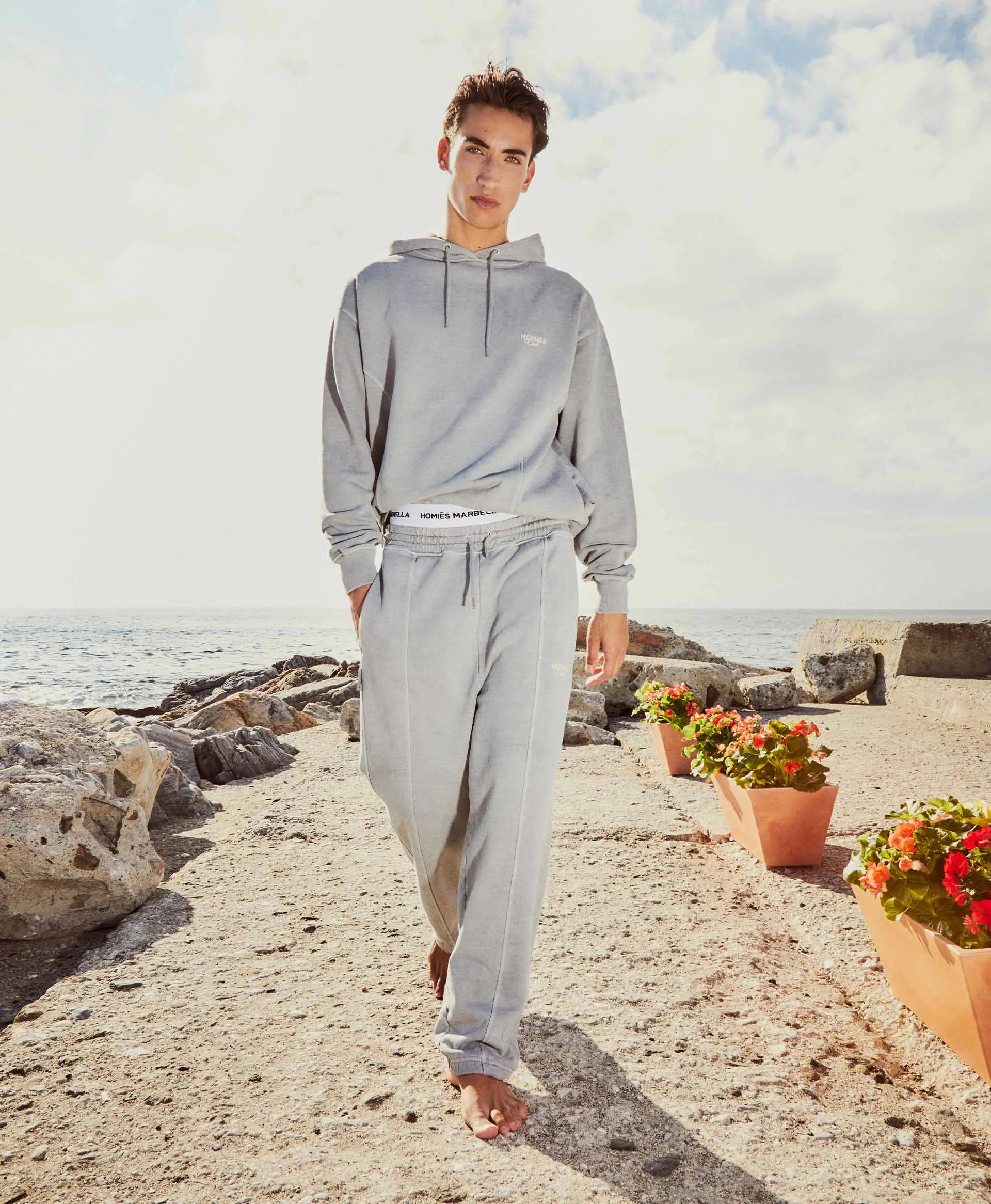 HOMIÉS CLUB PANTS VINTAGE LIGHT GREY