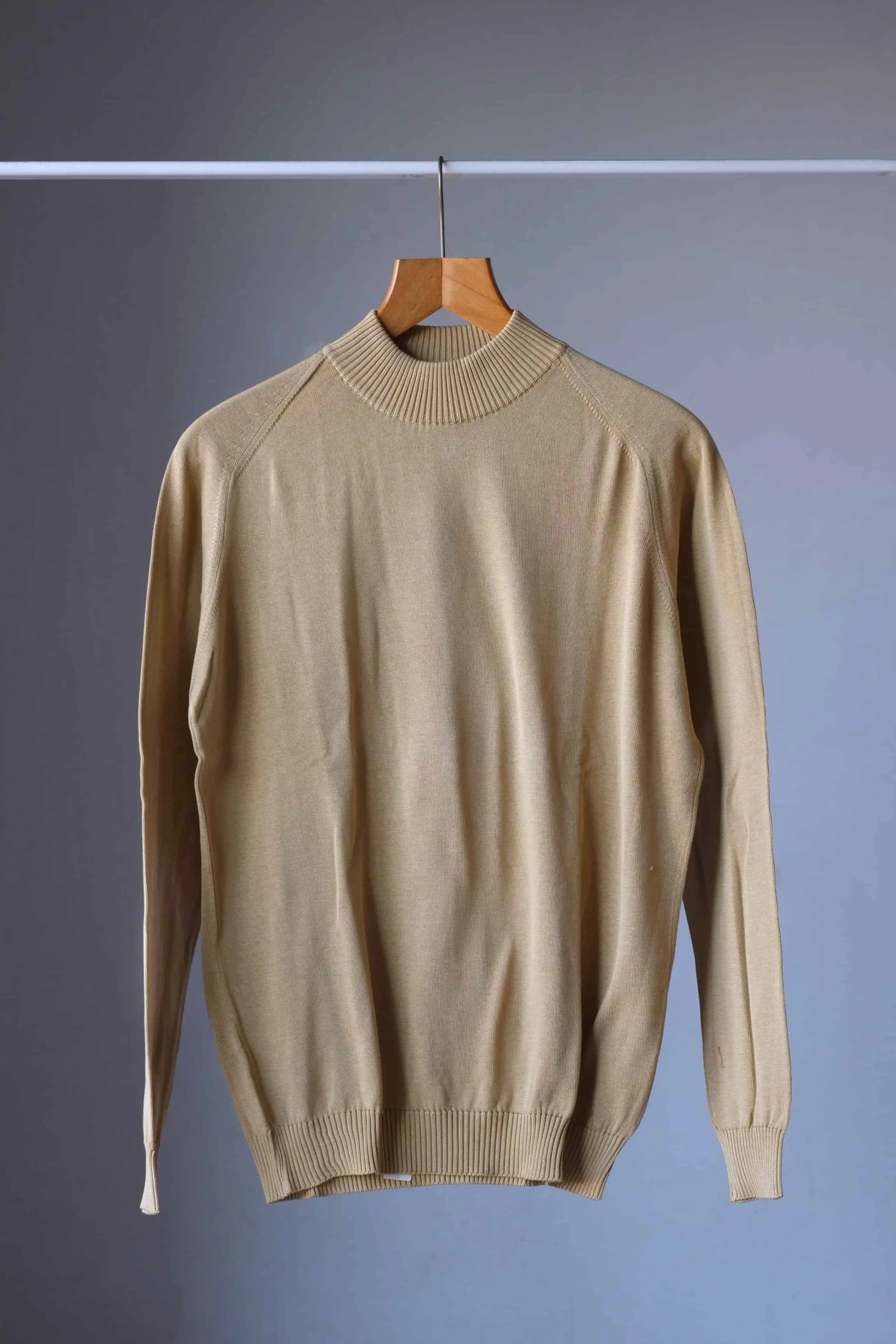 IRIL High Neck 70s Cotton Sweater