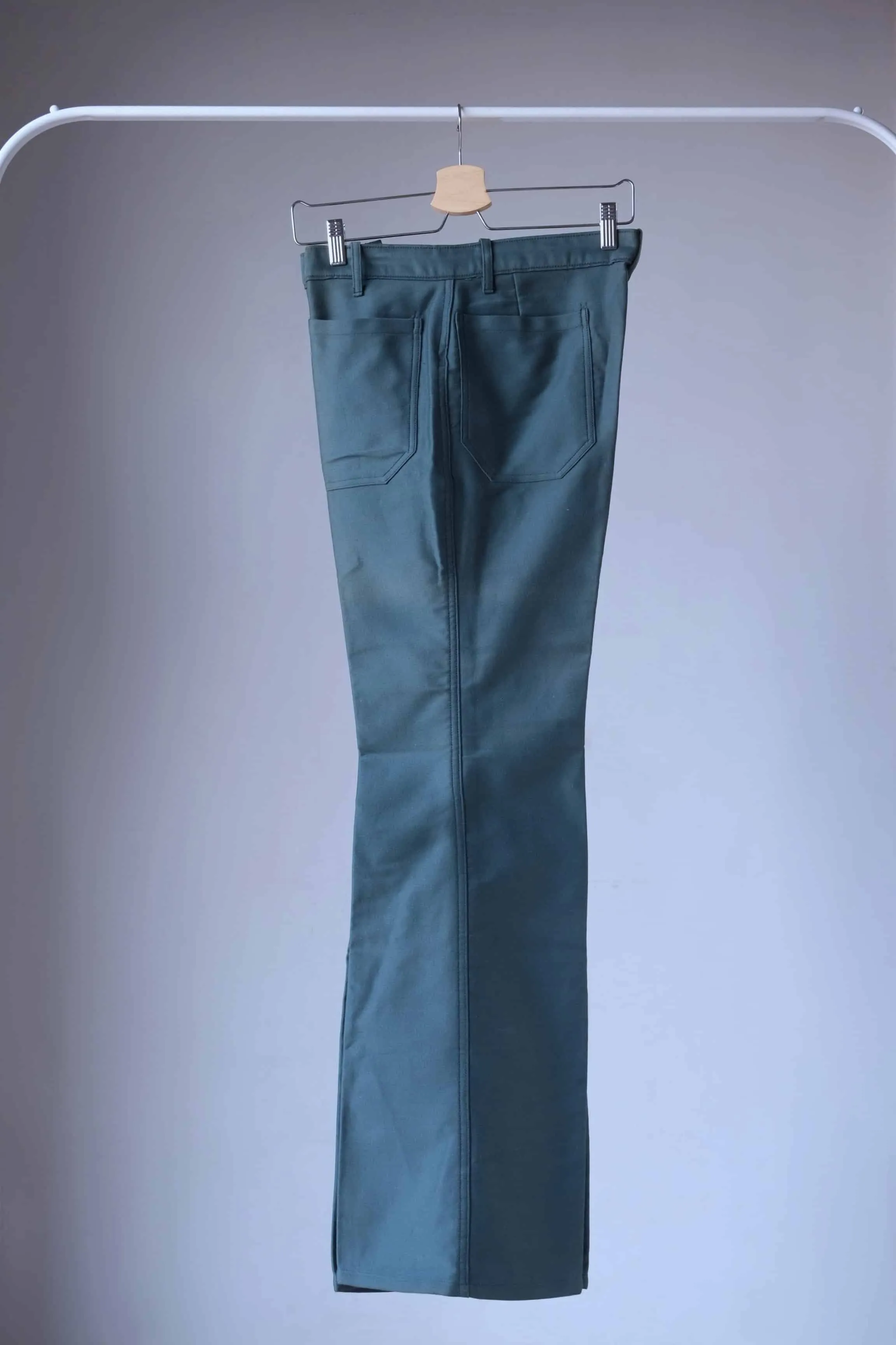 LUCKY PARIS Vintage Wide Leg 70's Brushed Denim Pants