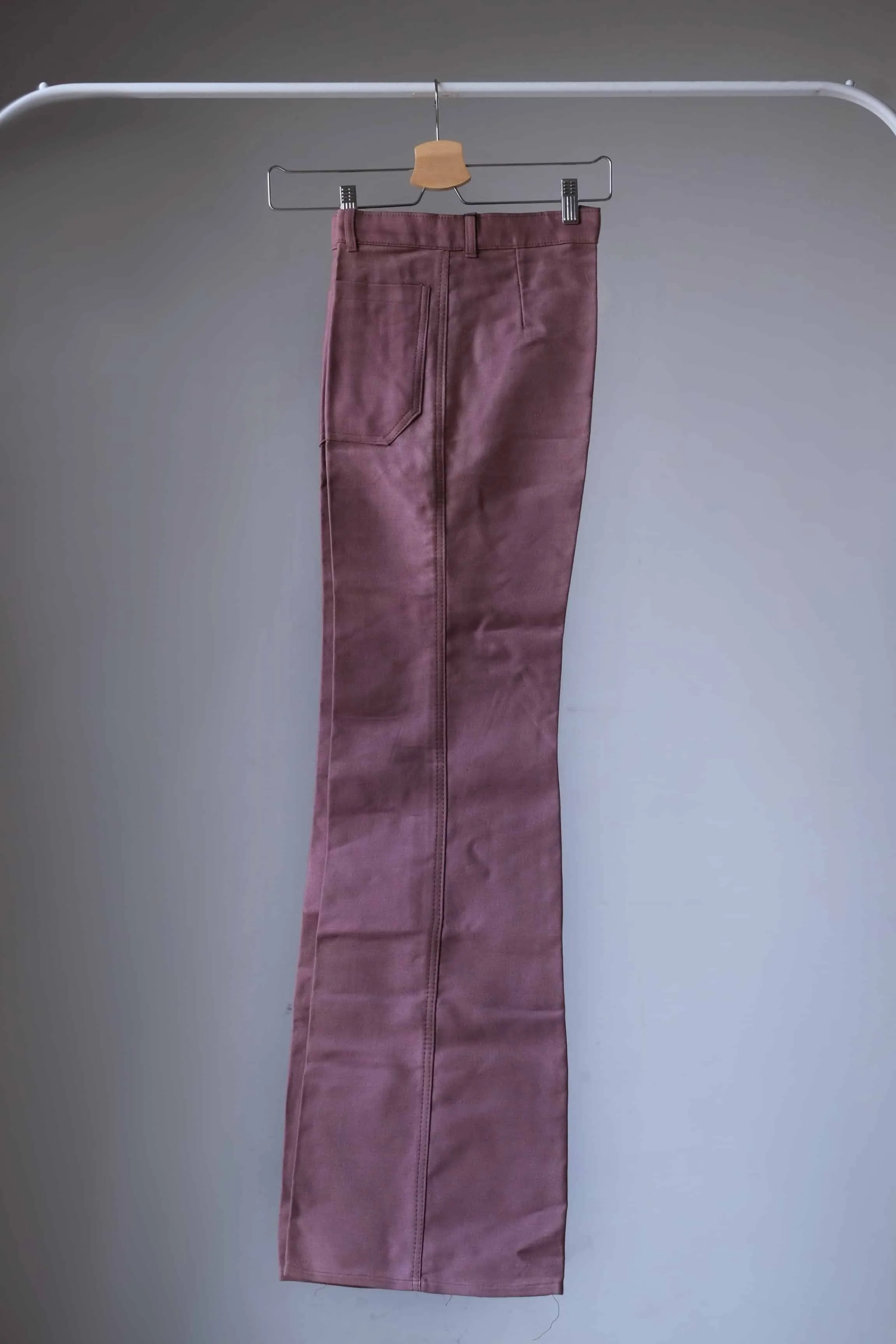 LUCKY PARIS Vintage Wide Leg 70's Brushed Denim Pants