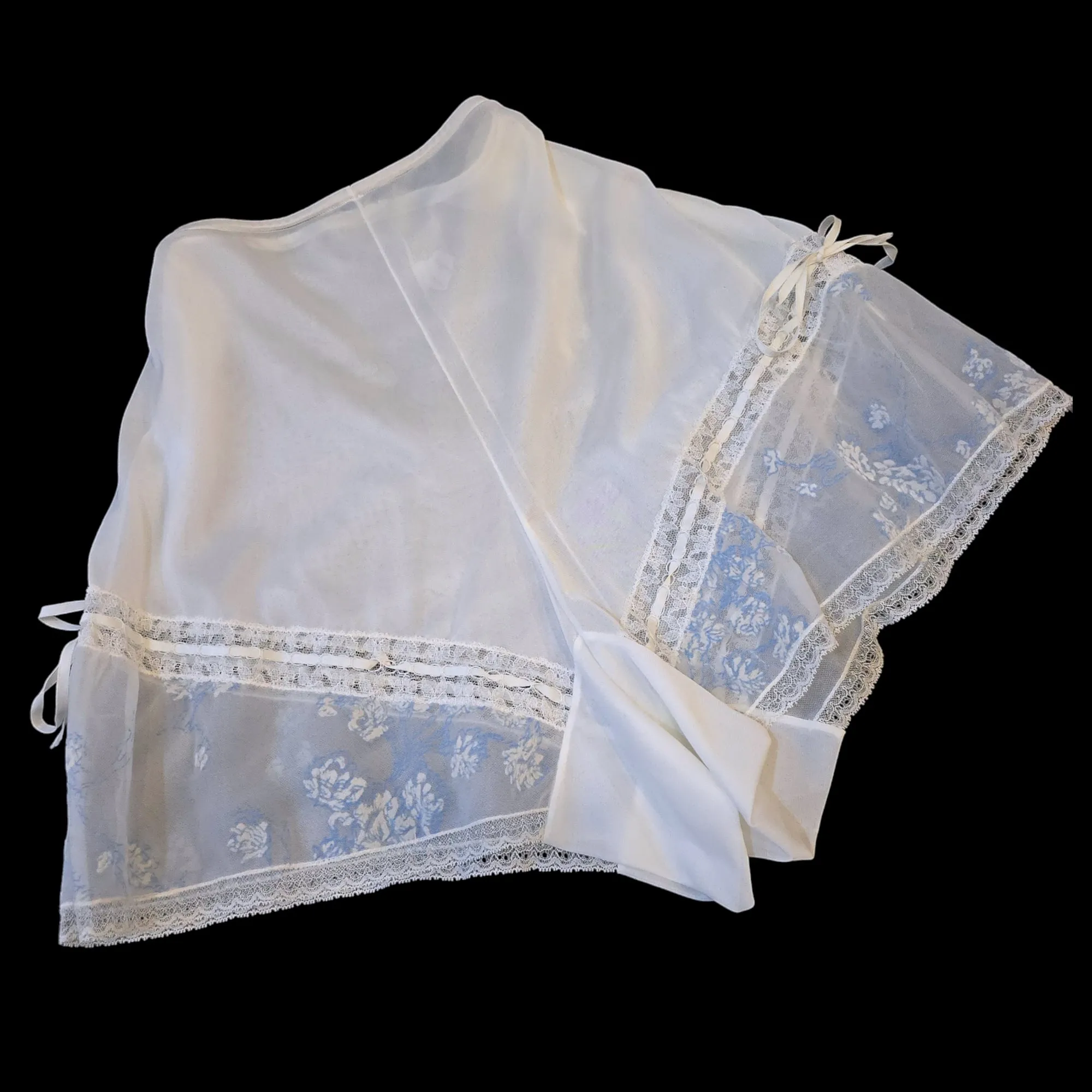 Pretty White Bloomer Knickers S M