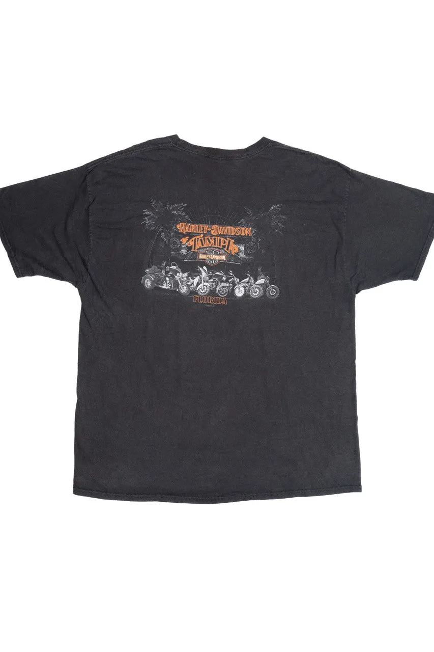 "Harley Davidson of Tampa Florida" Harley T-Shirt (2010s)