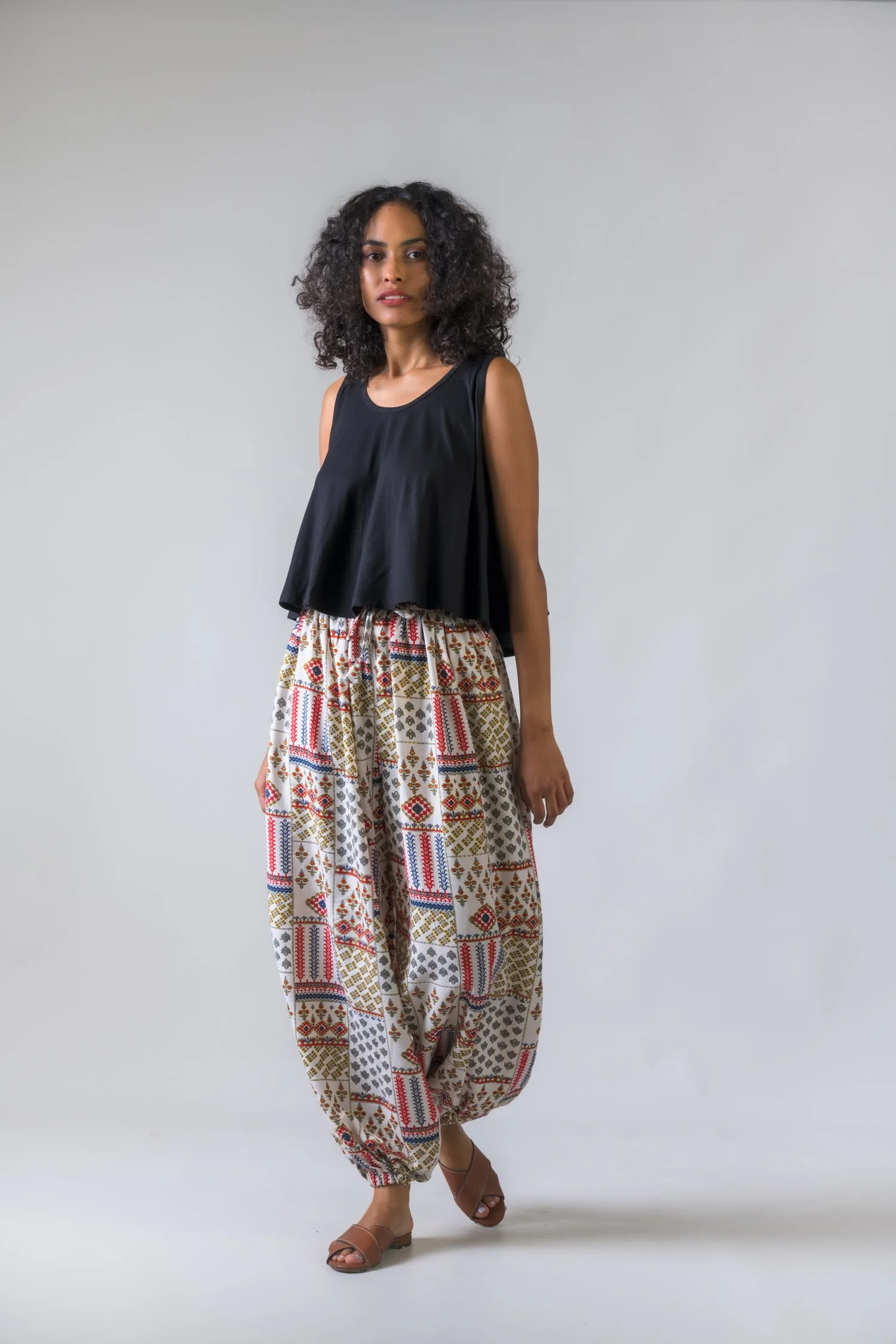 Rhea Vintage Pattern Pants