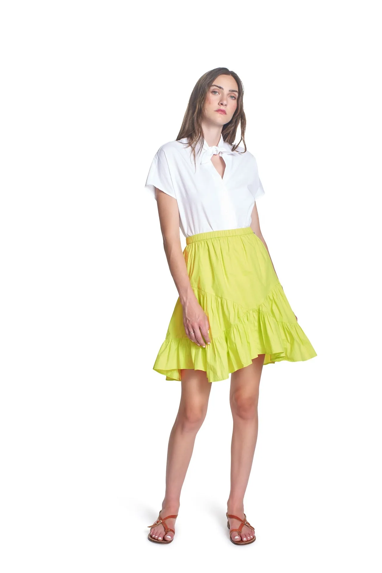 THE TAHOE SKIRT-POPLIN