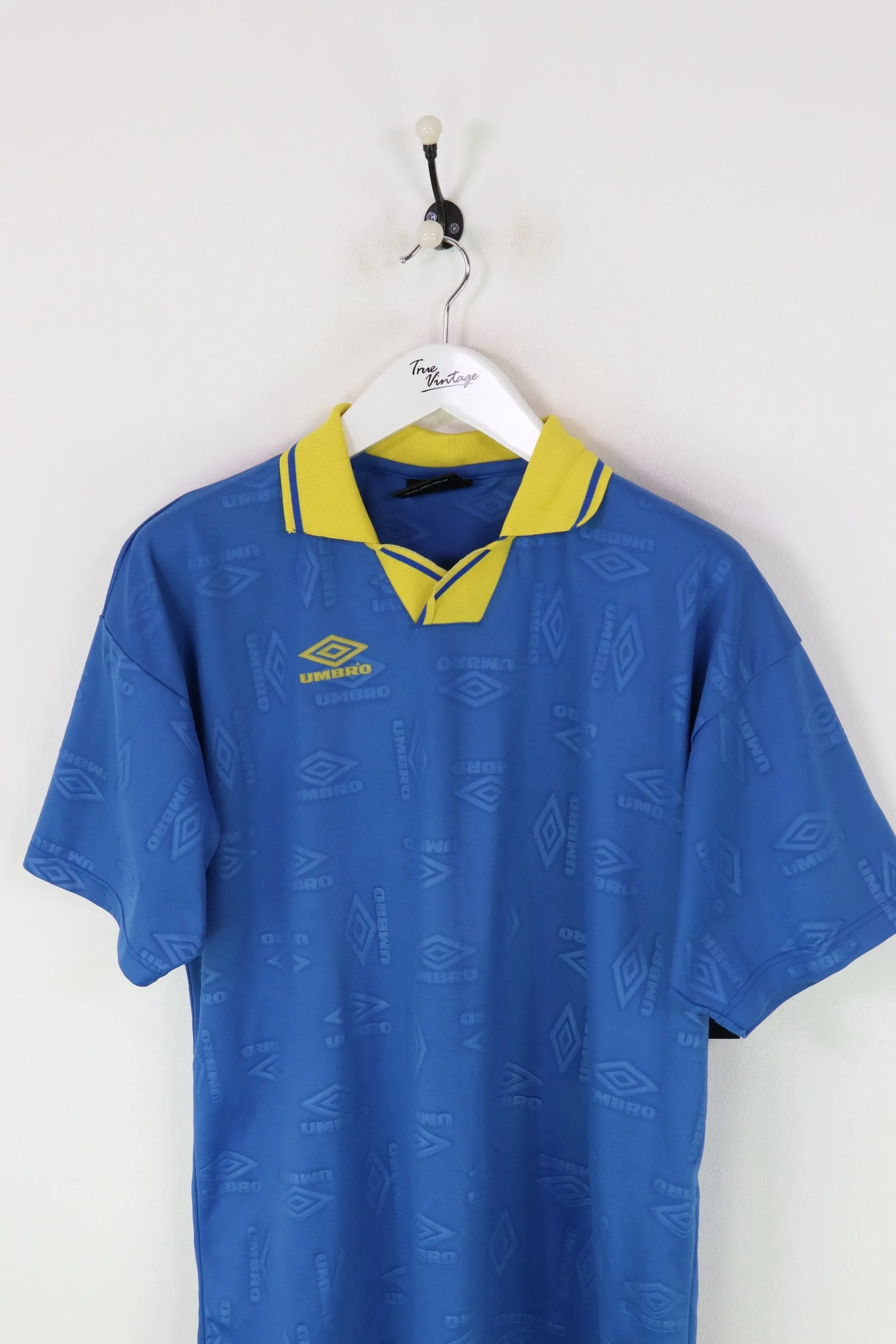 Umbro Football Shirt Blue Large