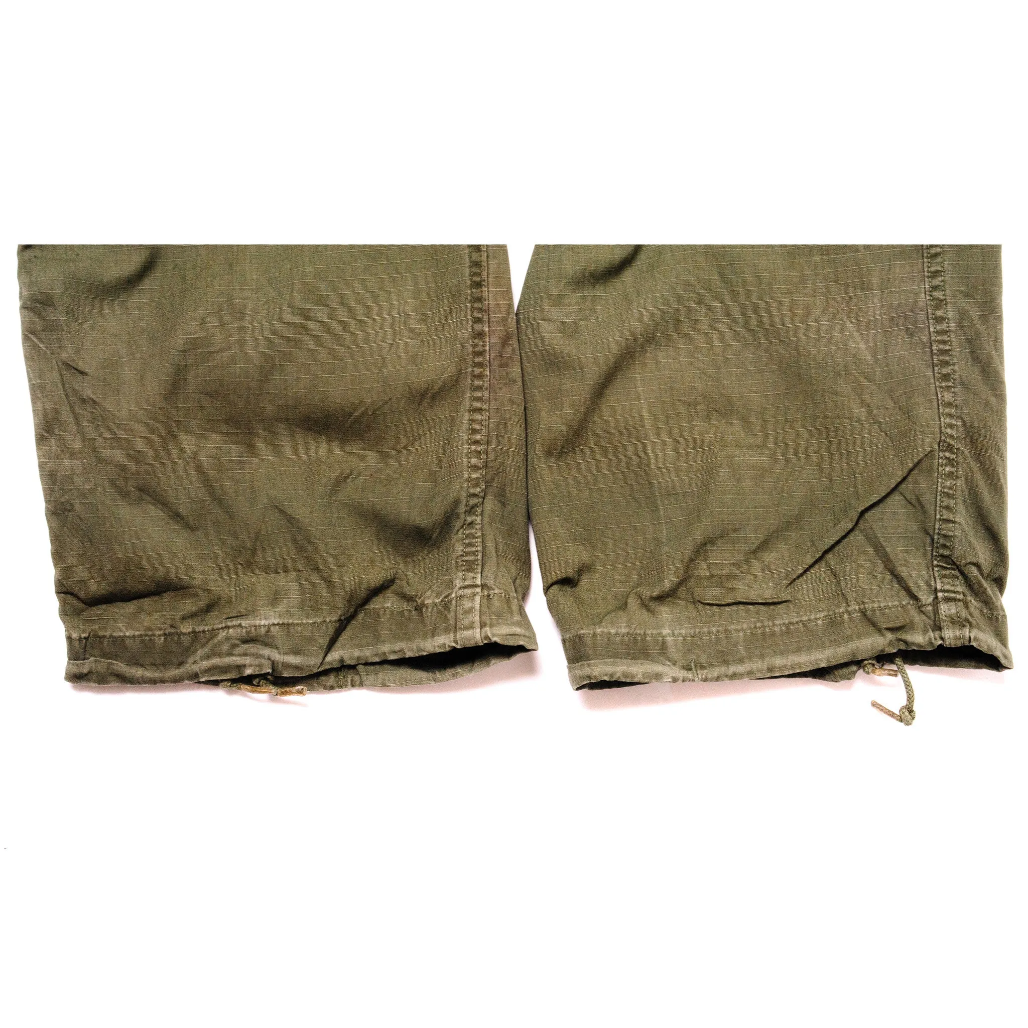 US ARMY FIELD TROUSERS PANTS RIP STOP POPLIN 1969 VIETNAM WAR SIZE 30X32 SMALL LONG