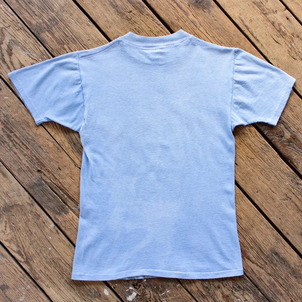 Vintage 1970s Light Blue Speedo Swim Tee - XS/SM