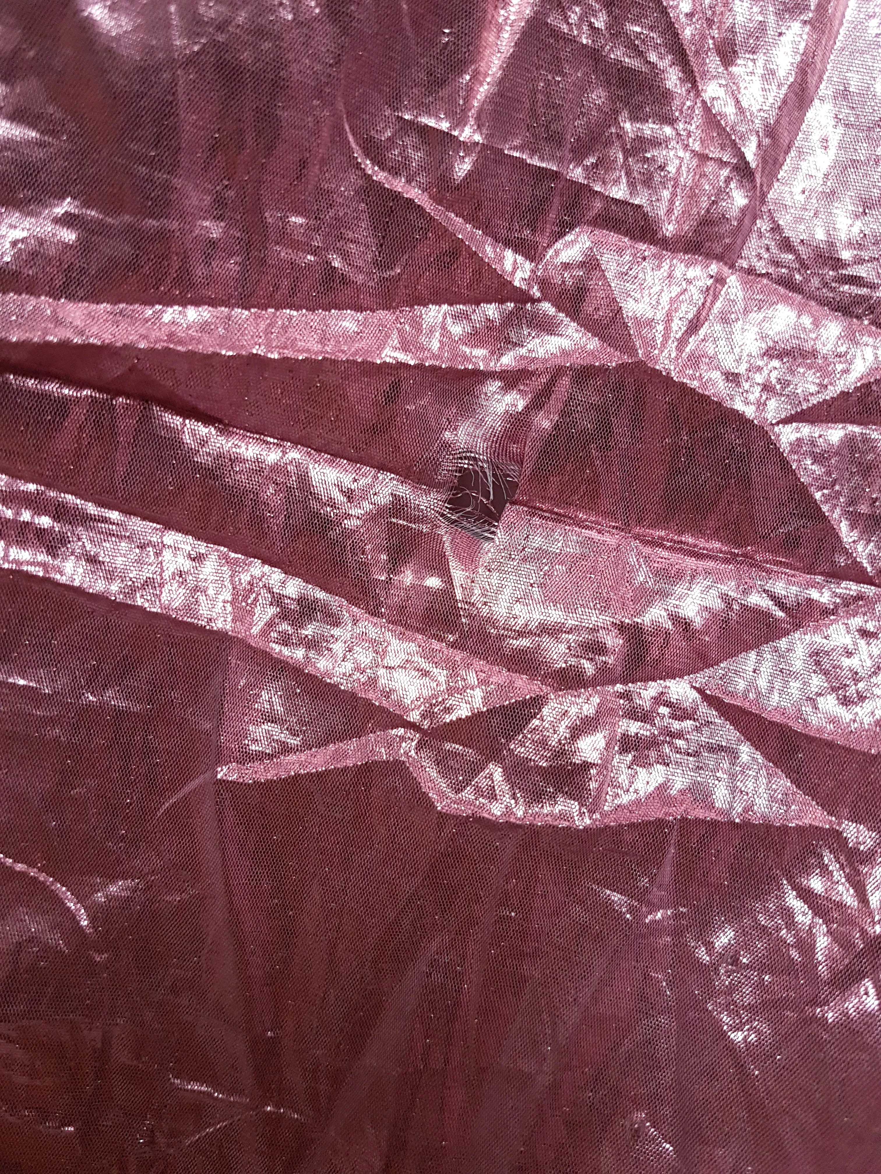 Vintage 80's | Stunning Metallic Pink Strapless Dress by Eletra TD4
