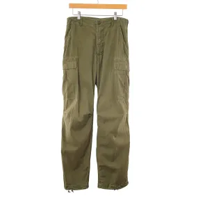 VINTAGE US ARMY FIELD TROUSERS PANTS RIP STOP POPLIN 1969 VIETNAM WAR SIZE 30X32 SMALL LONG