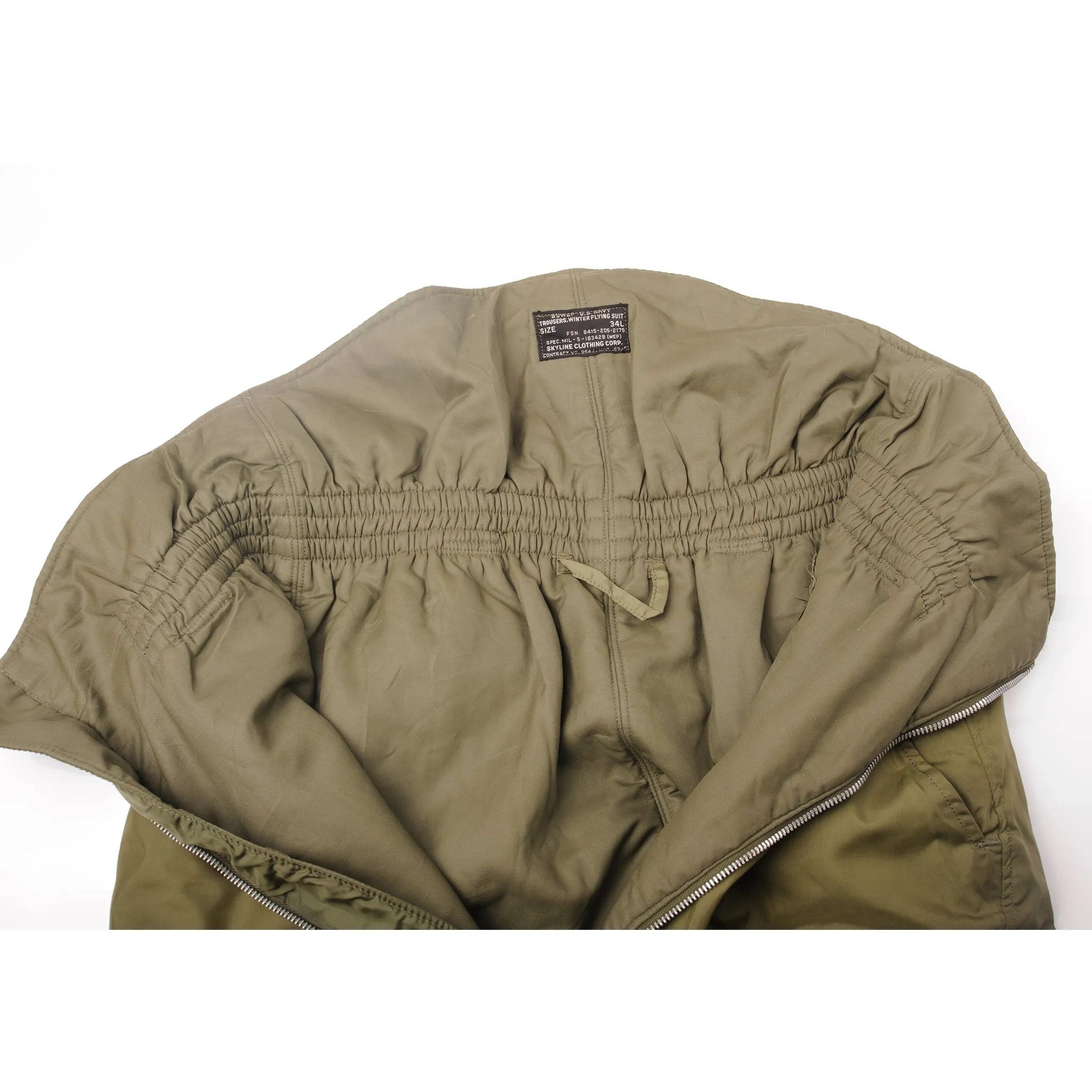 VINTAGE USN FLIGHT SUIT TROUSERS PANTS VIETNAM WAR 1963 SIZE 34X32
