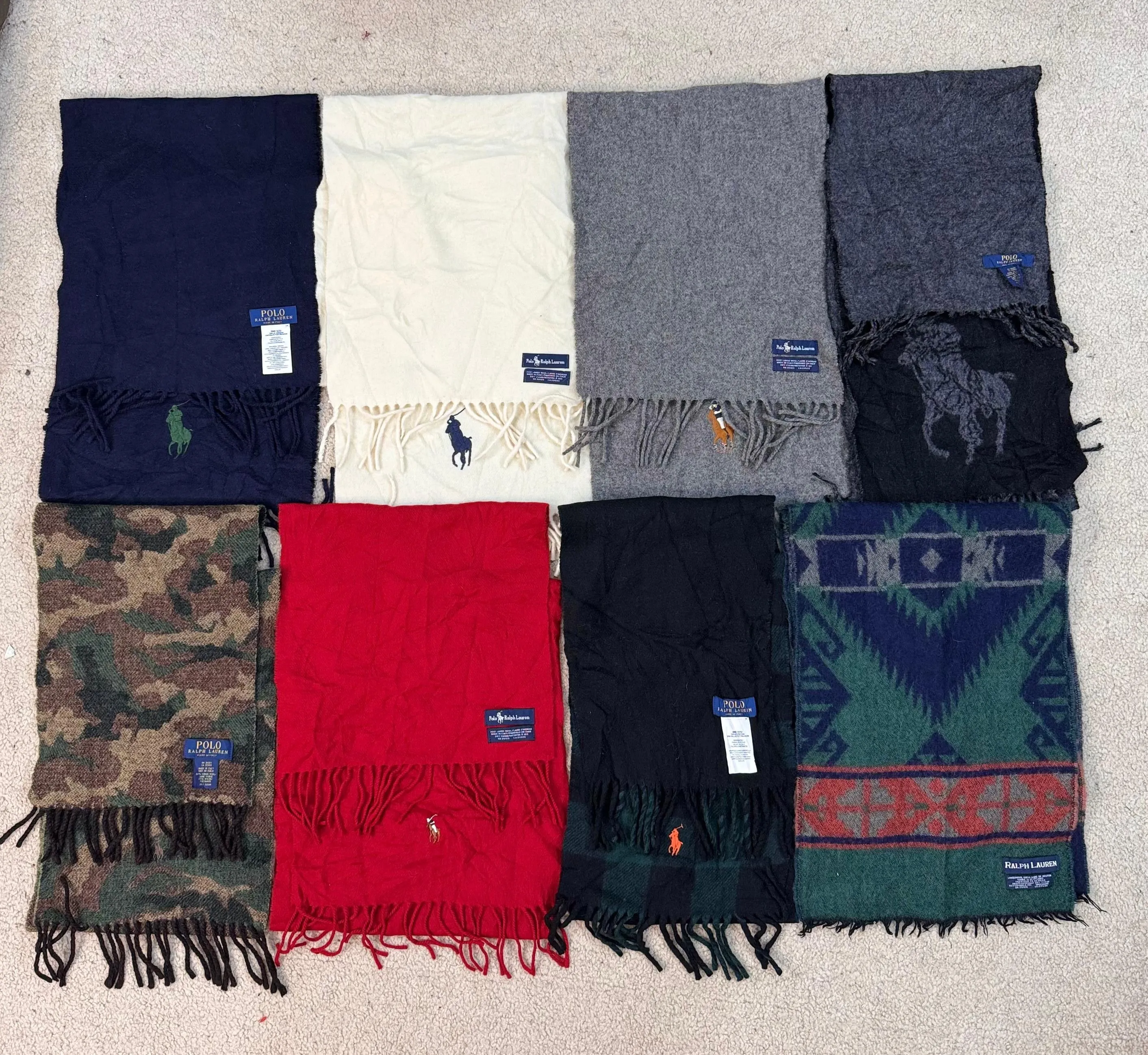 #VV167 Ralph Lauren Scarves 50 PCs
